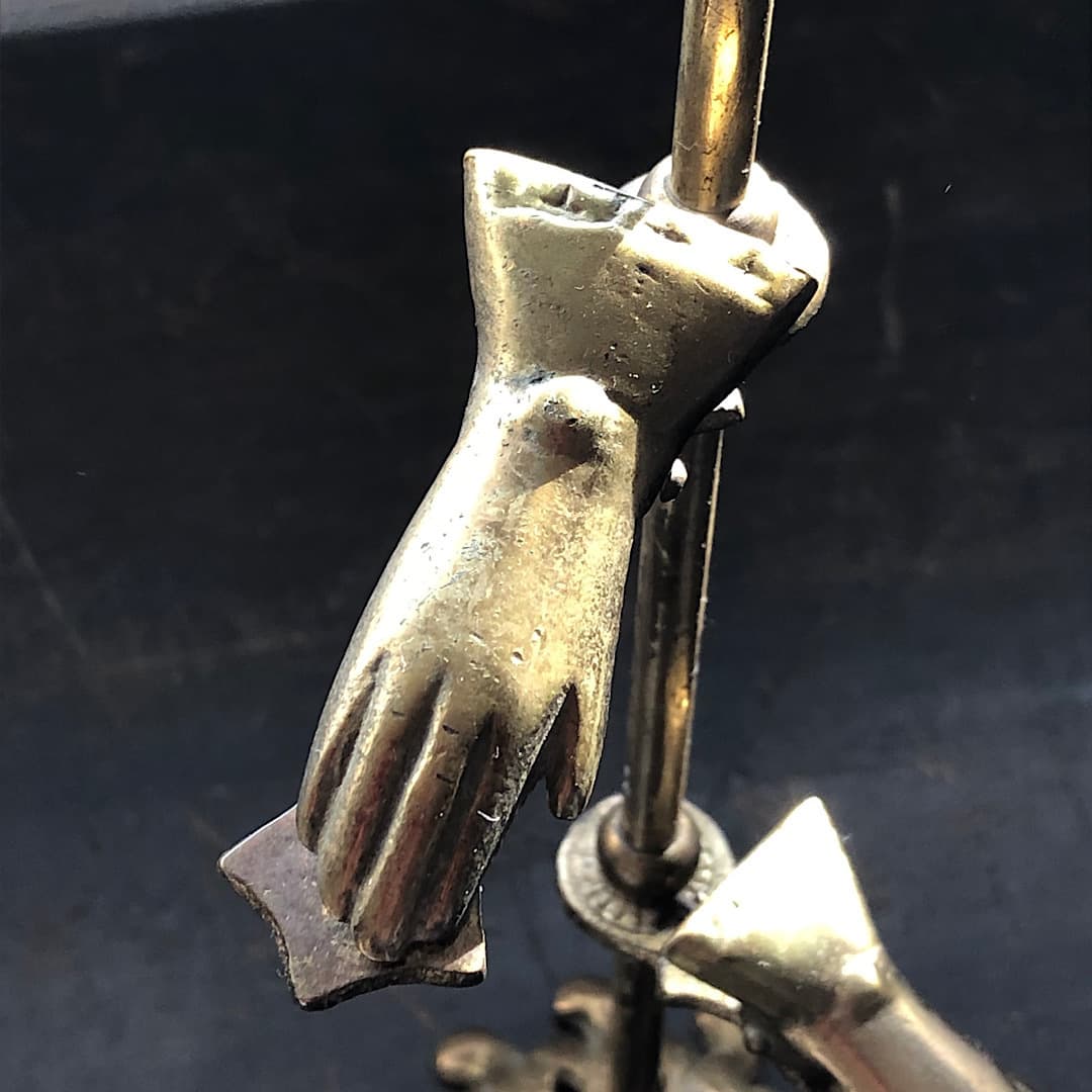 真鍮　ハンドクリップ　スタンド