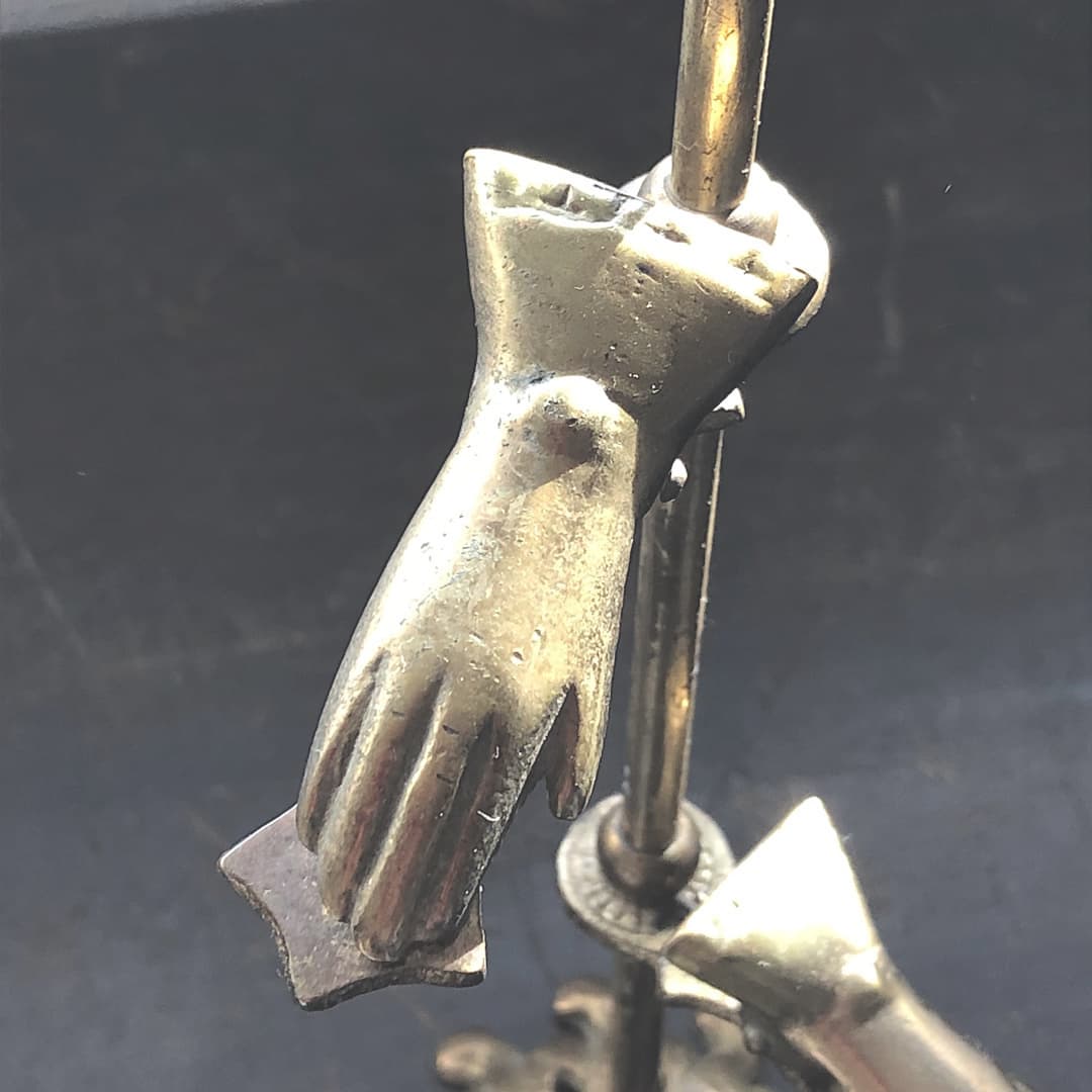 真鍮　ハンドクリップ　スタンド