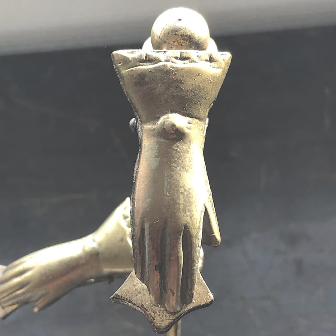 真鍮　ハンドクリップ　スタンド