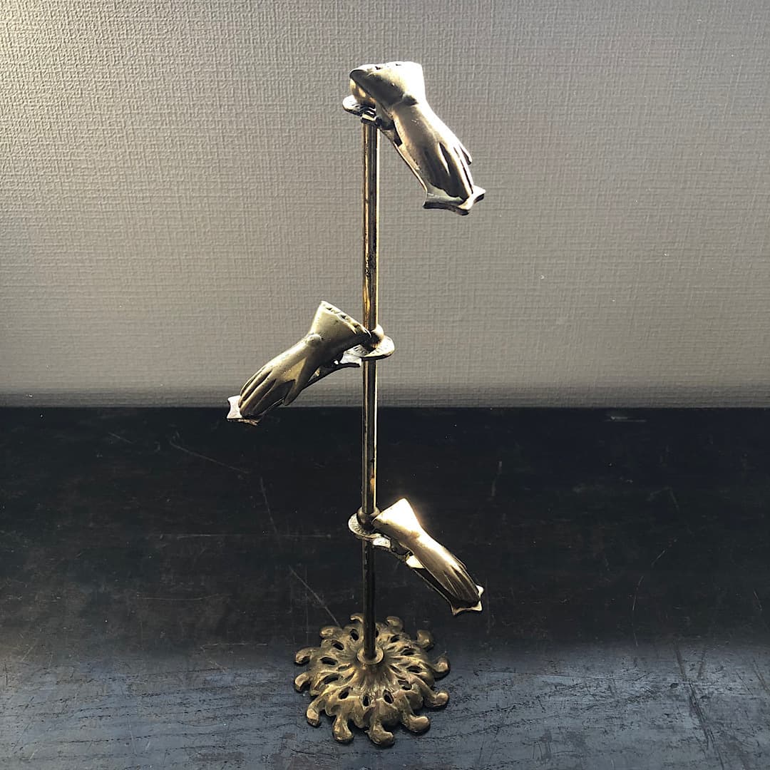 真鍮　ハンドクリップ　スタンド