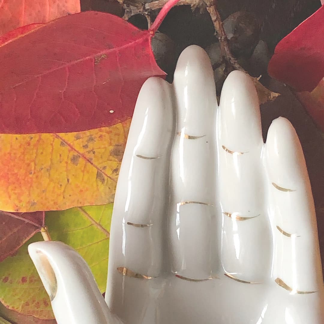 ポーセリン　ハンドトレイ