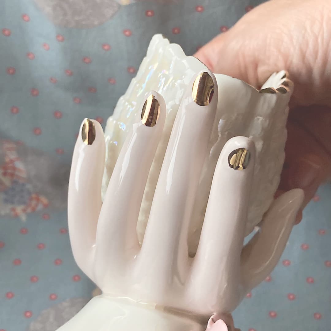 ポーセリン　ハンドトレイ