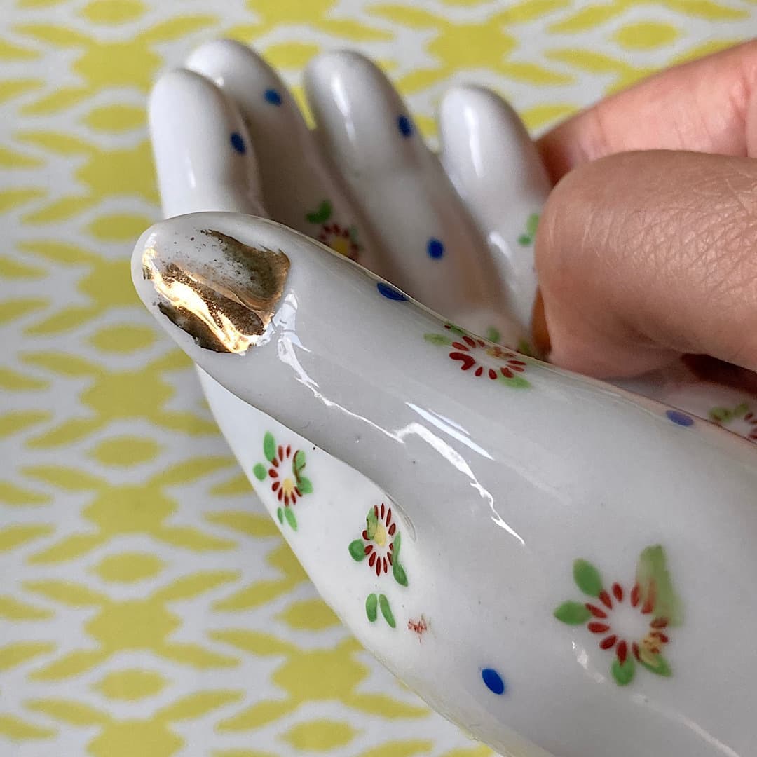 ポーセリン　ハンドトレイ