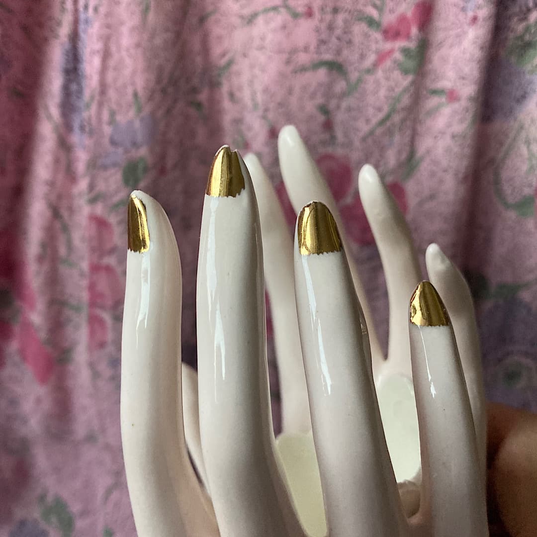 ポーセリン　ハンドトレイ