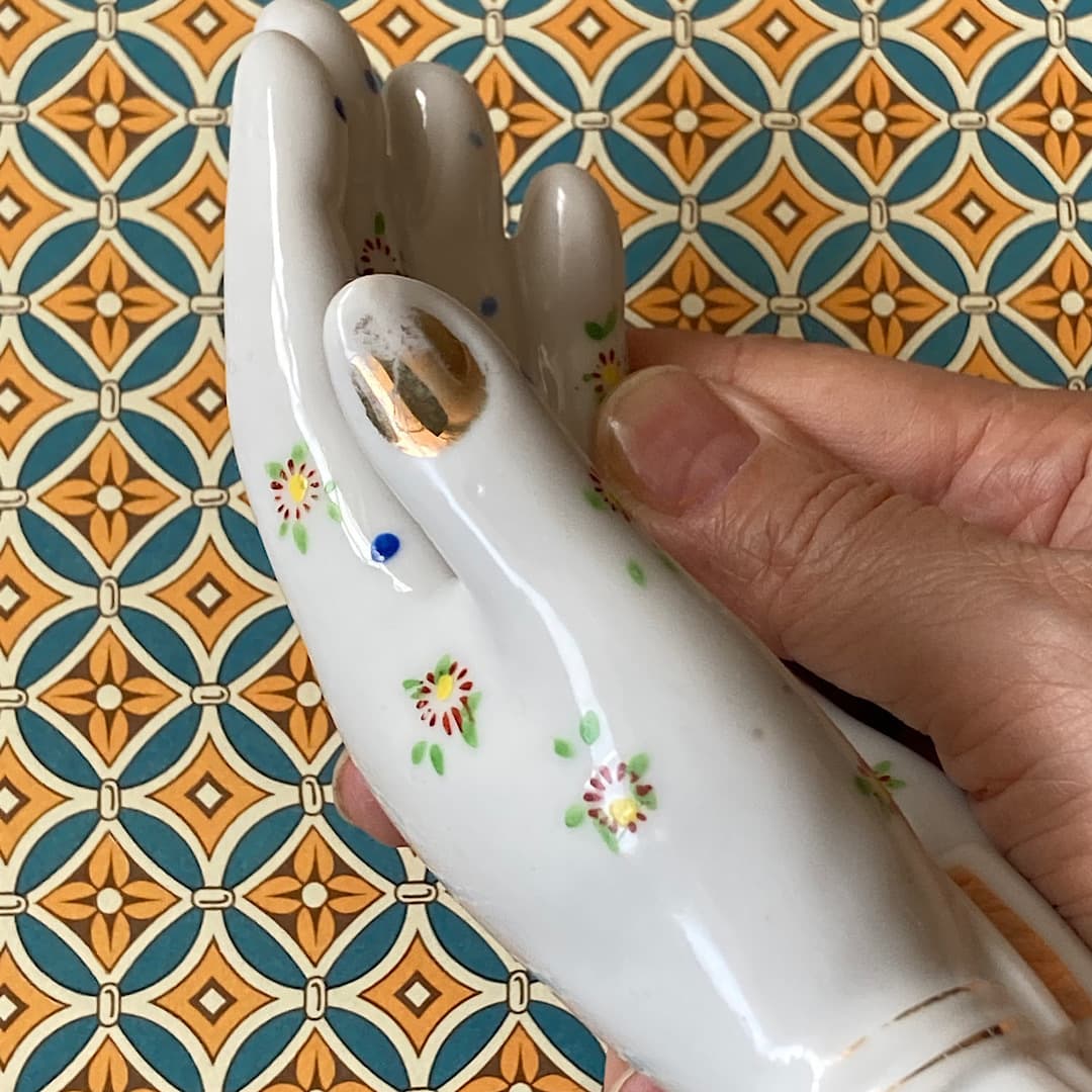 ポーセリン　ハンドトレイ
