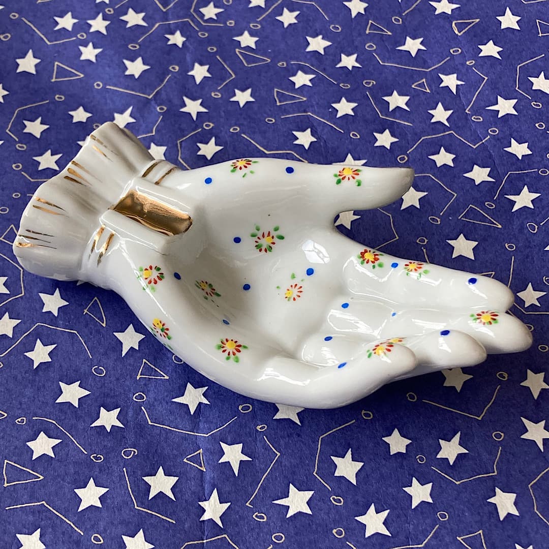 ポーセリン　ハンドトレイ