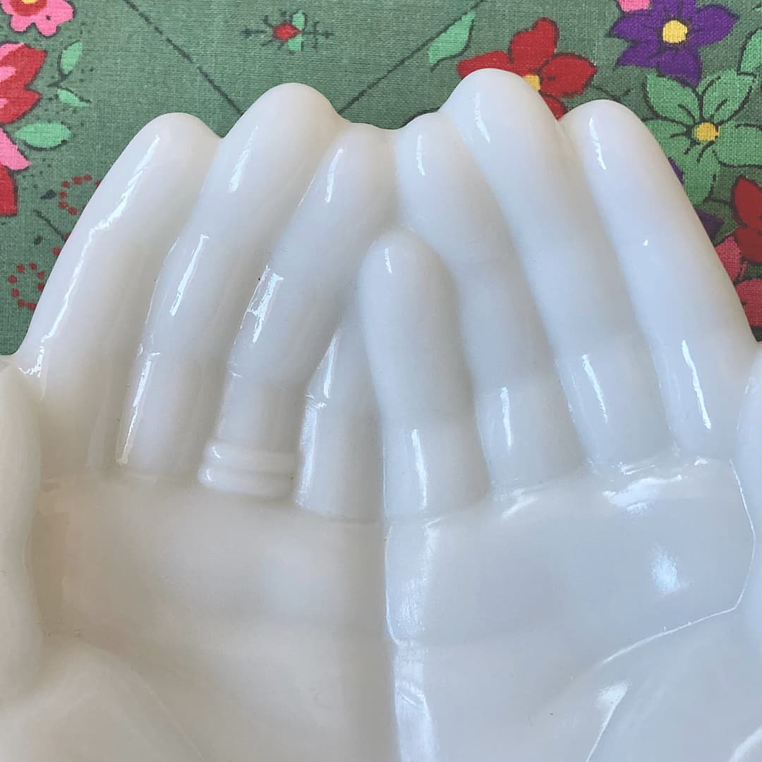 westmoreland ミルクガラス　ハンドトレイ