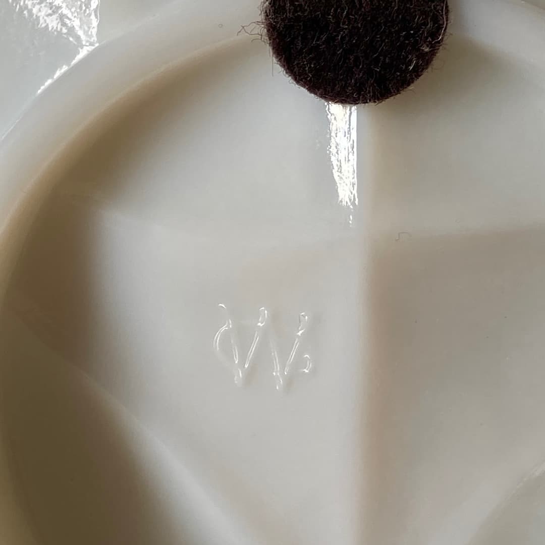 westmoreland ミルクガラス　ハンドトレイ