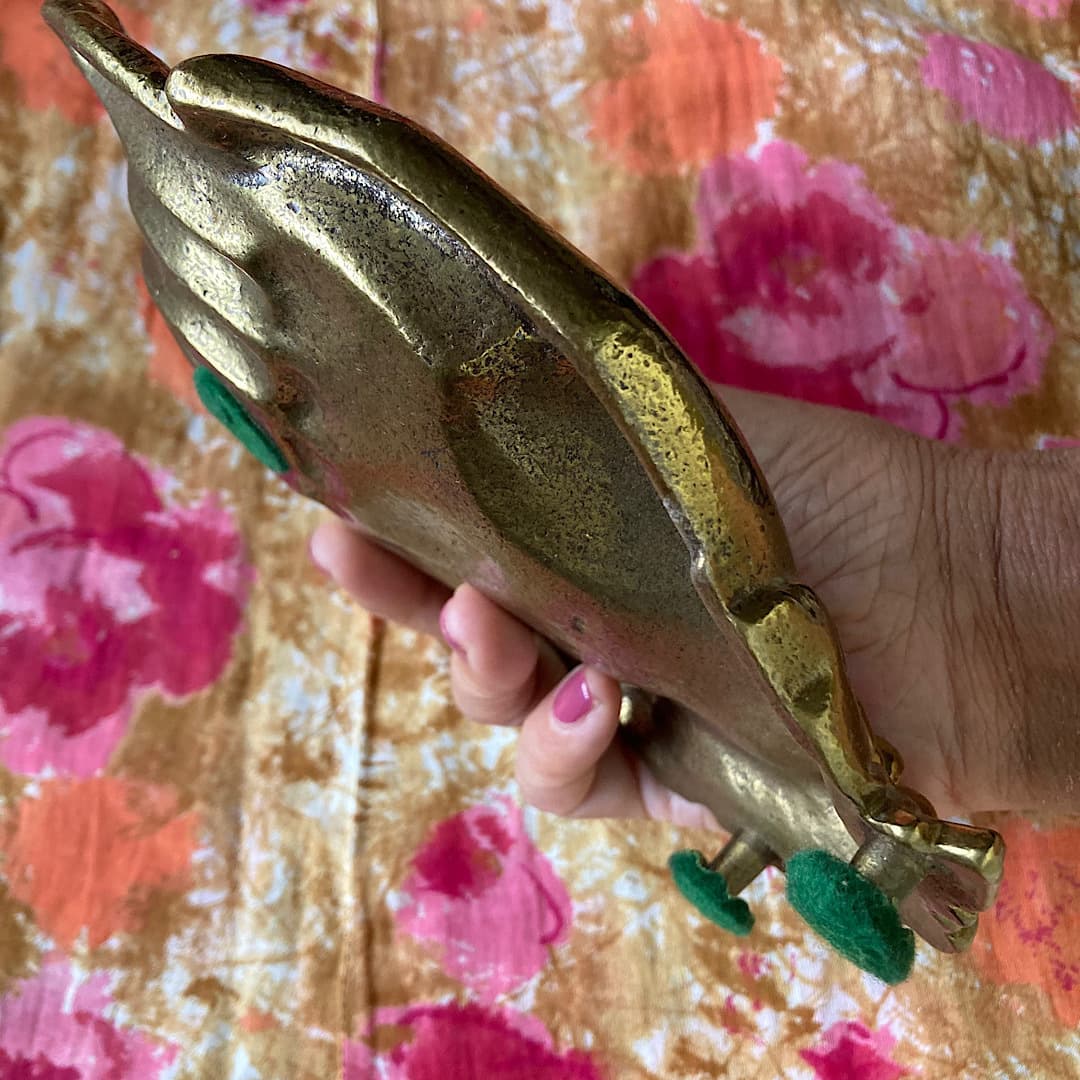 真鍮　ハンドトレイ