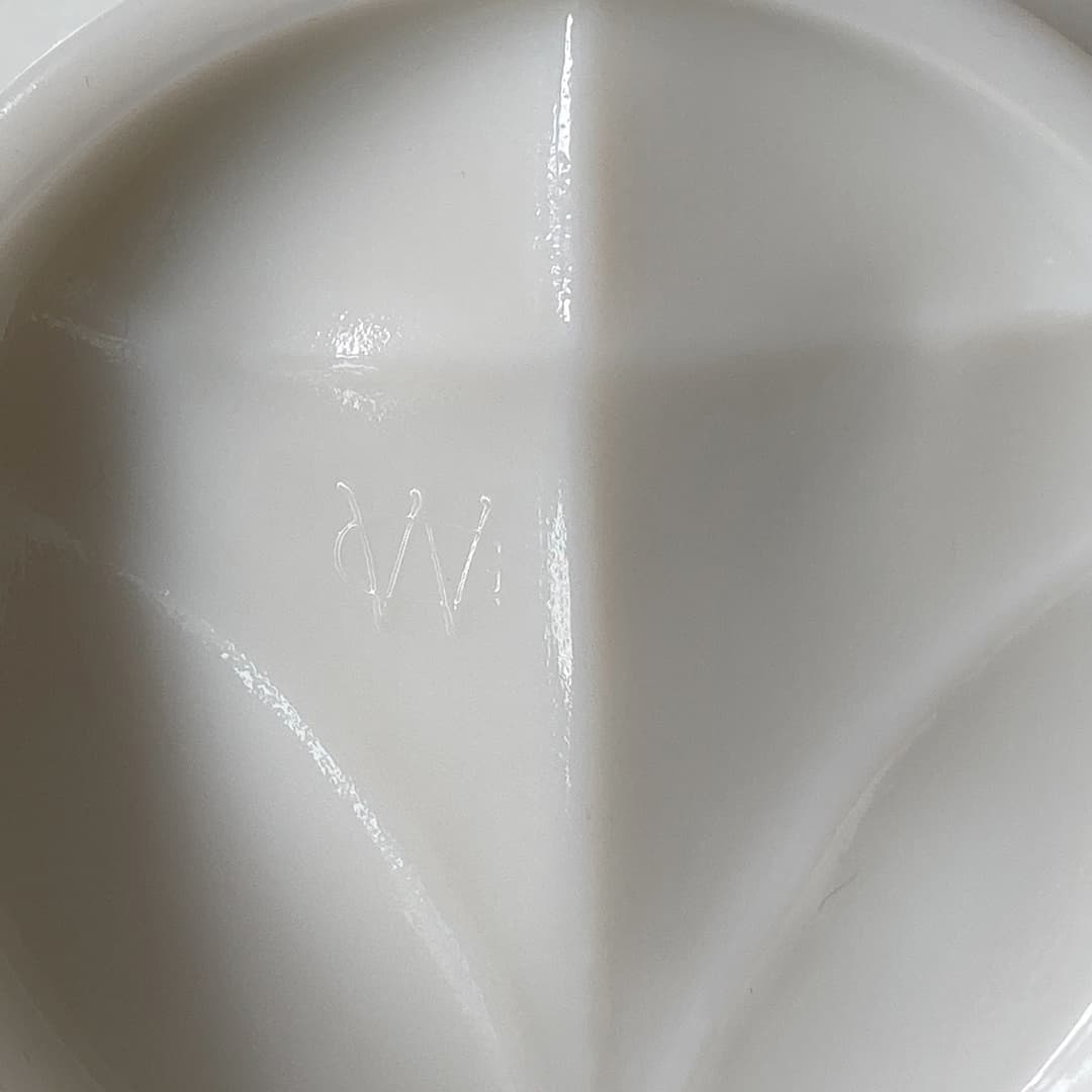 westmoreland ミルクガラス　ハンドトレイ