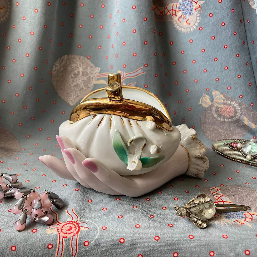 ポーセリン　ハンドトレイ