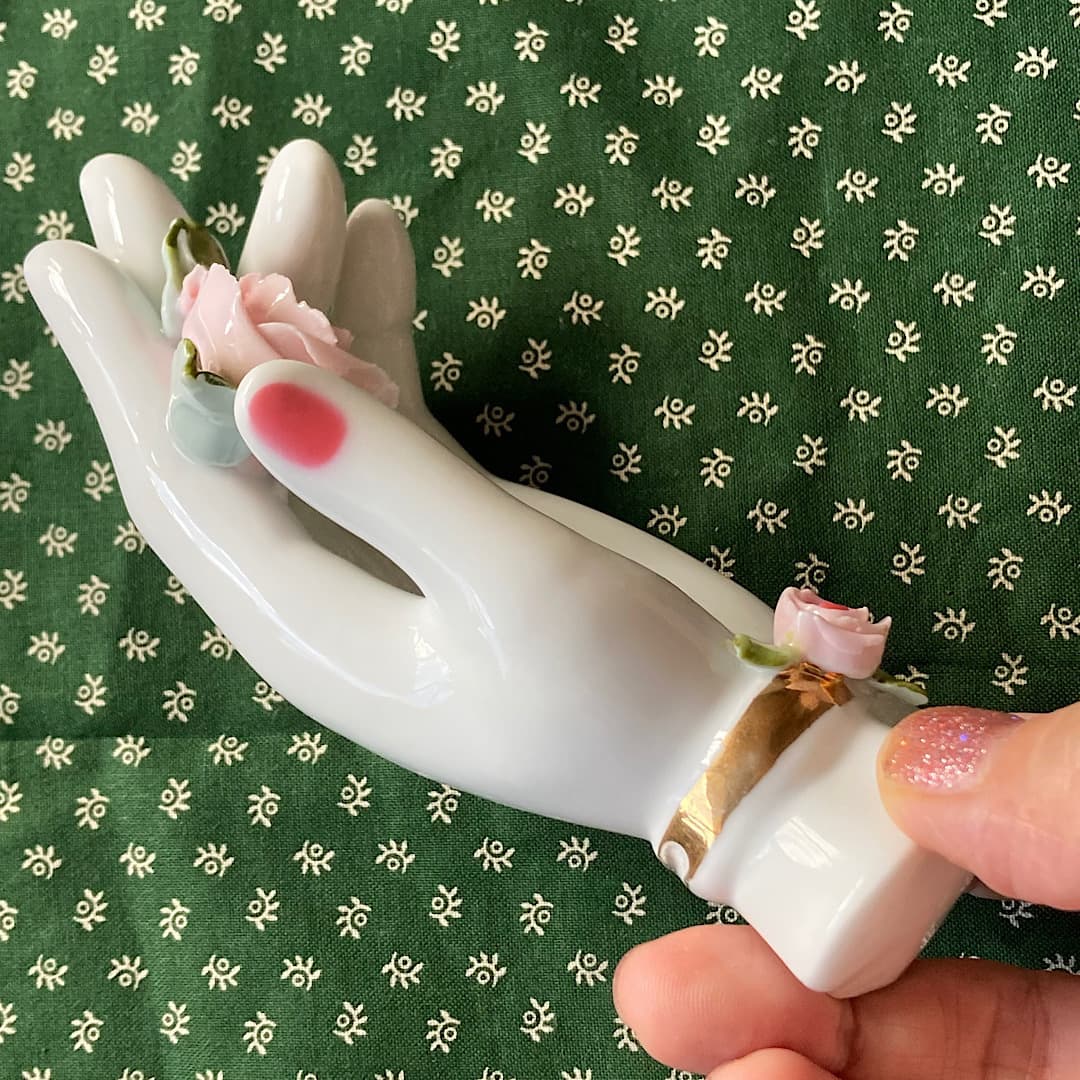 ポーセリン　ハンドトレイ