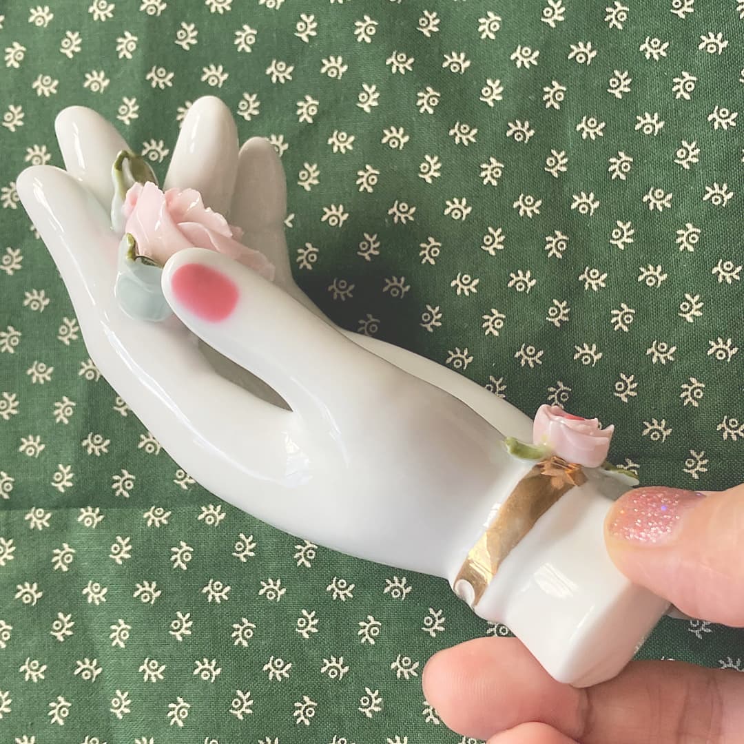 ポーセリン　ハンドトレイ