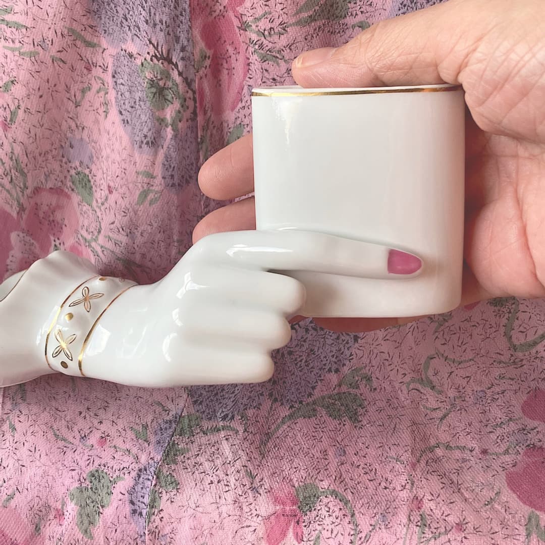 ポーセリン　ハンドトレイ
