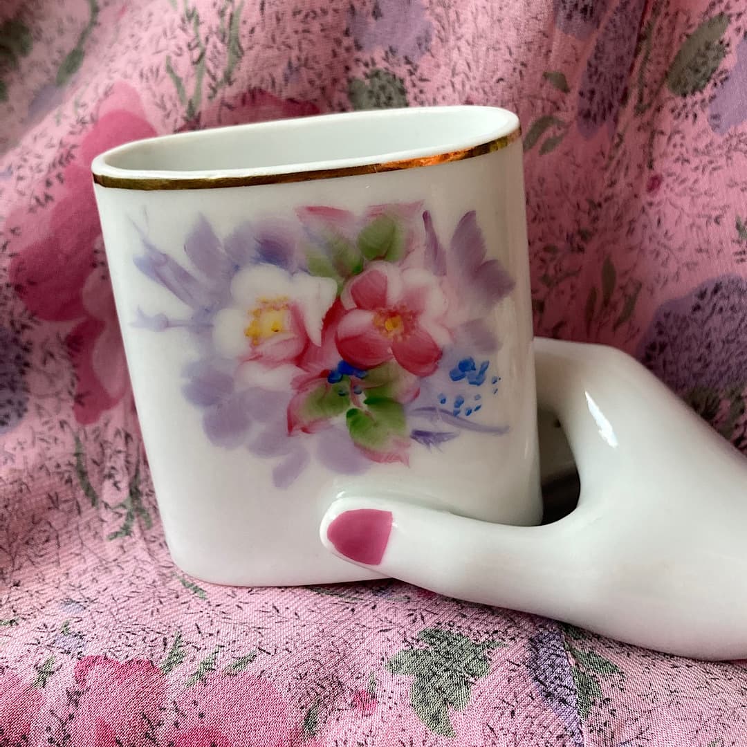 ポーセリン　ハンドトレイ