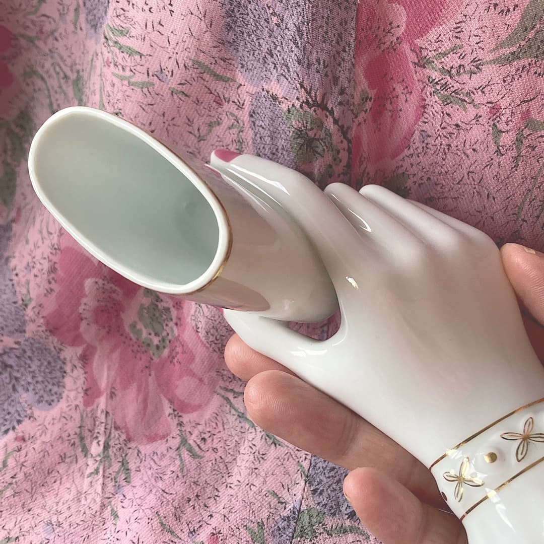 ポーセリン　ハンドトレイ