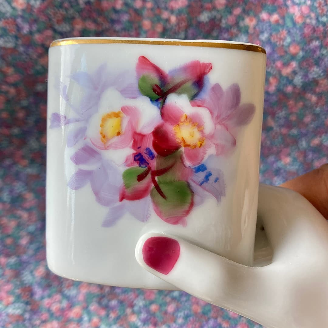 ポーセリン　ハンドトレイ