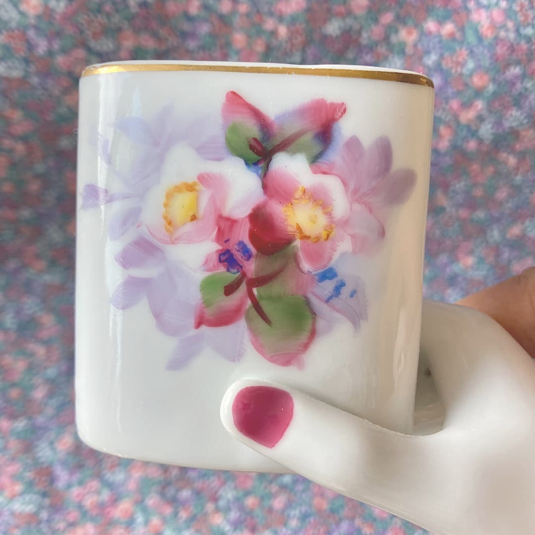 ポーセリン　ハンドトレイ