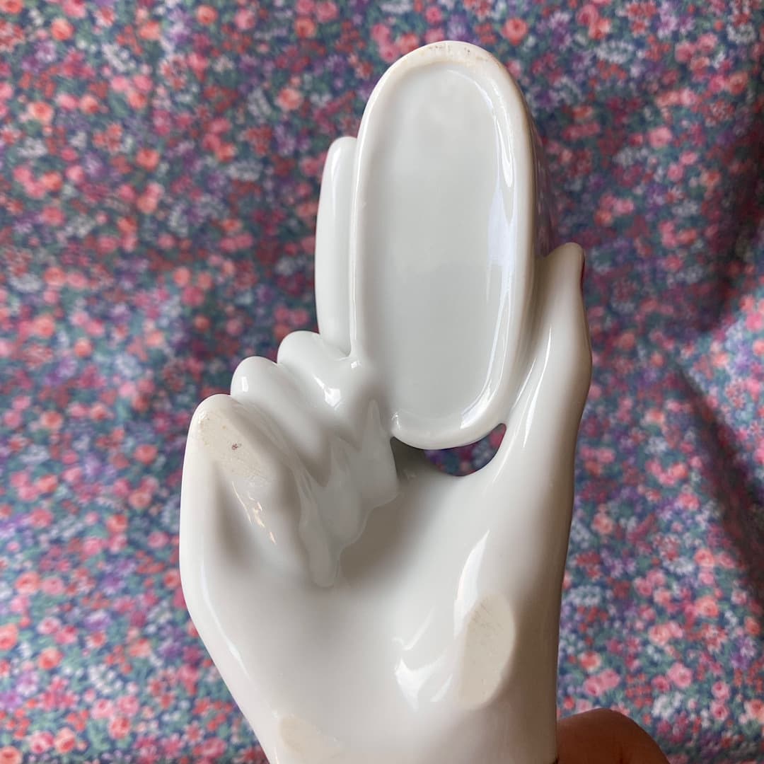 ポーセリン　ハンドトレイ