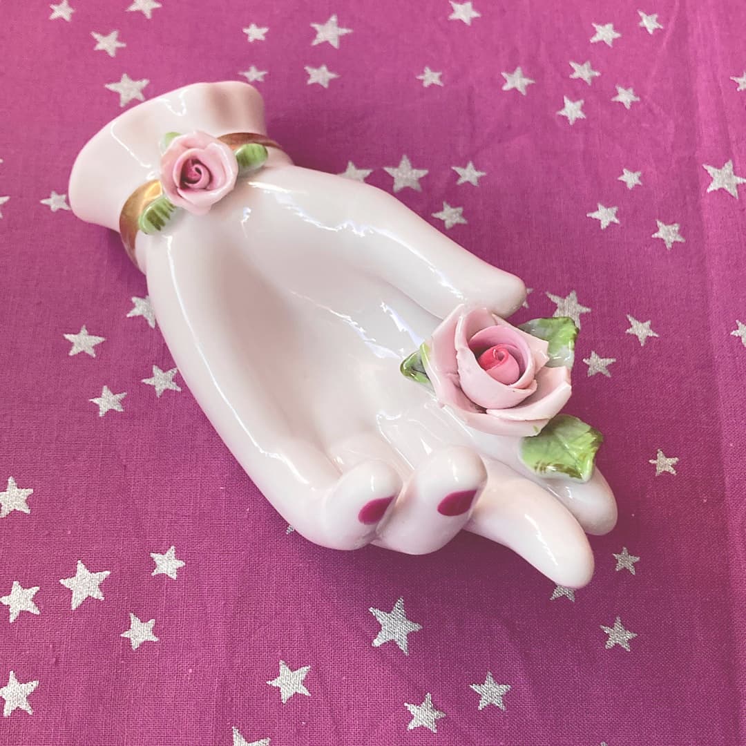 ポーセリン　ハンドトレイ