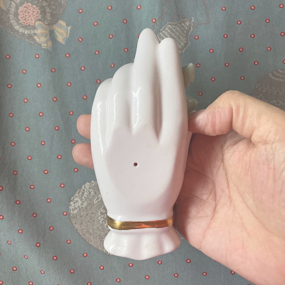 ポーセリン　ハンドトレイ