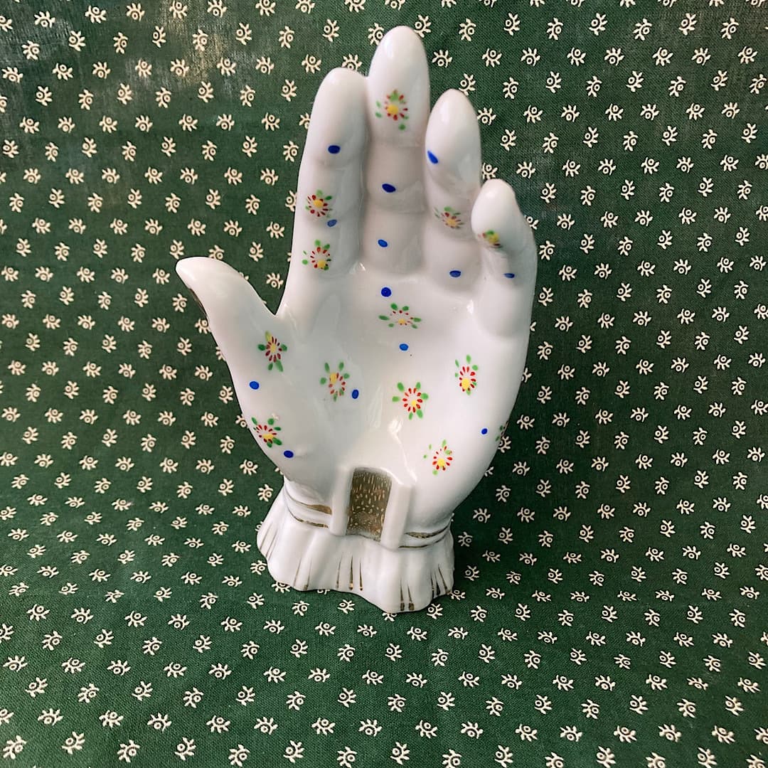 ポーセリン　ハンドトレイ