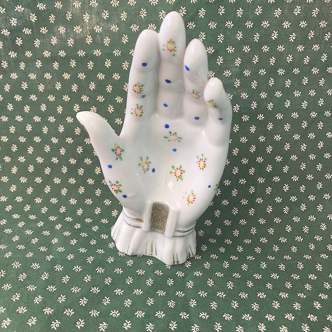 ポーセリン　ハンドトレイ