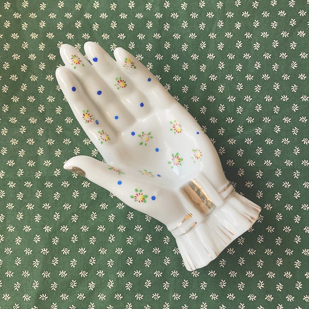 ポーセリン　ハンドトレイ
