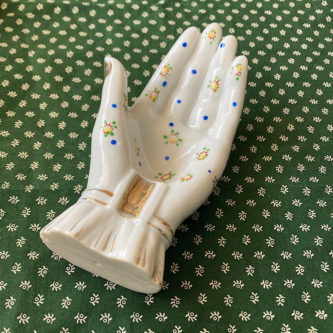 ポーセリン　ハンドトレイ