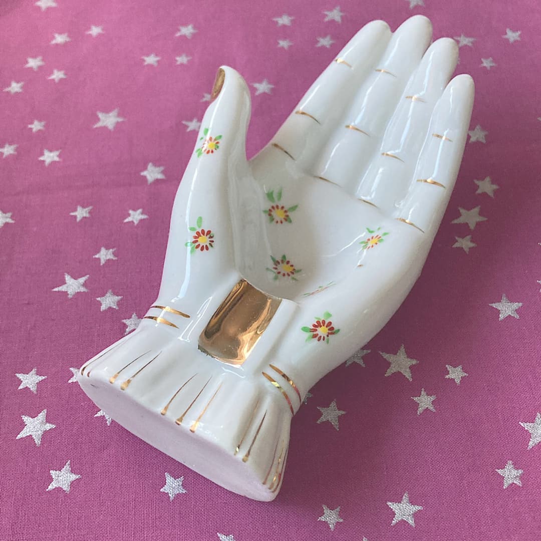 ポーセリン　ハンドトレイ