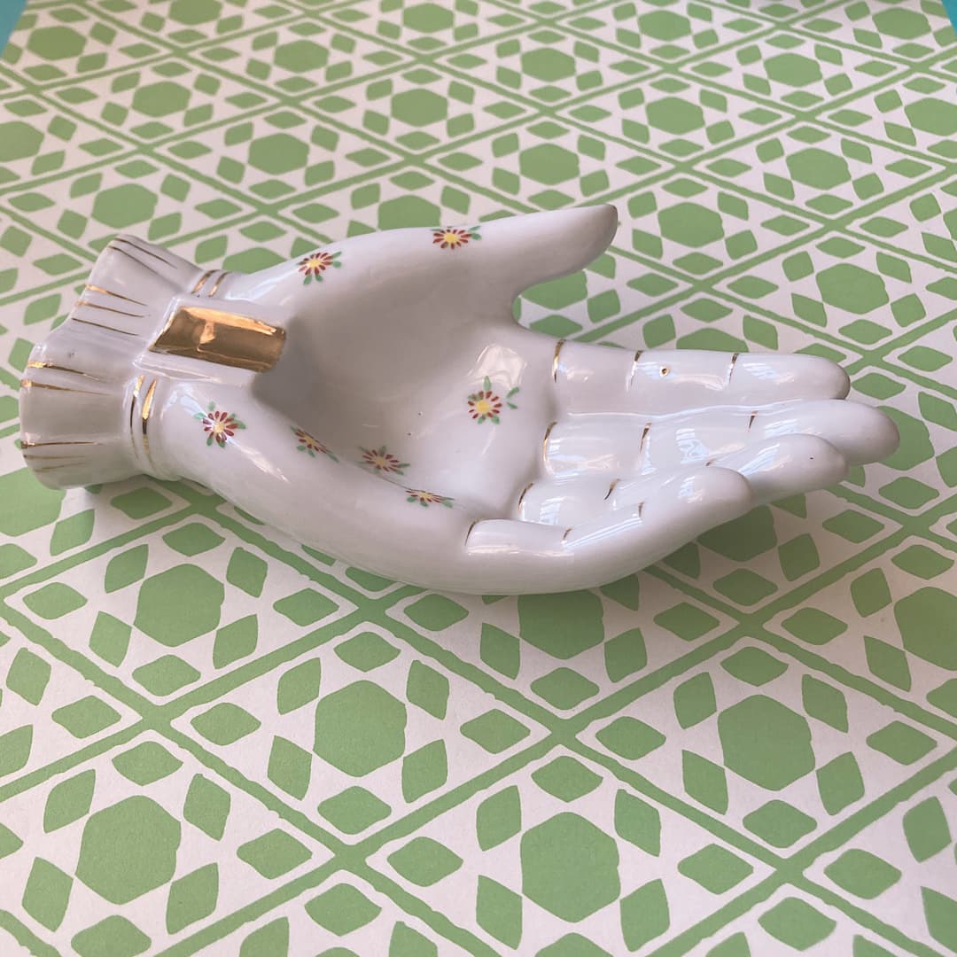 ポーセリン　ハンドトレイ