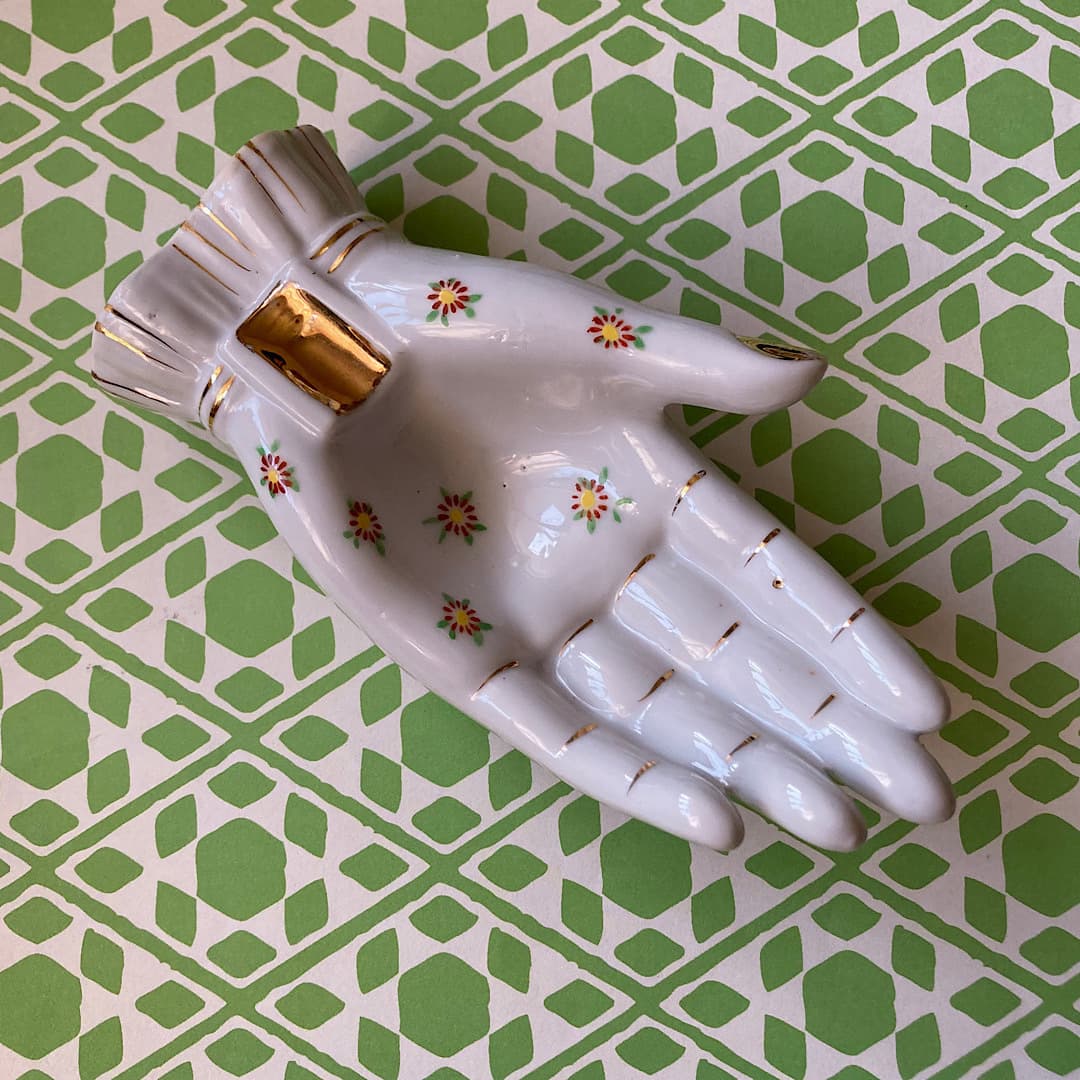 ポーセリン　ハンドトレイ