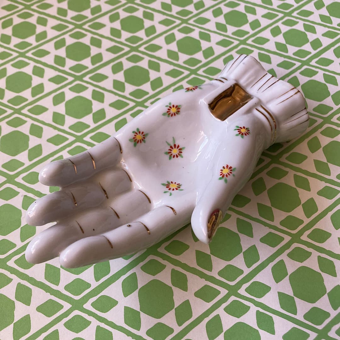 ポーセリン　ハンドトレイ