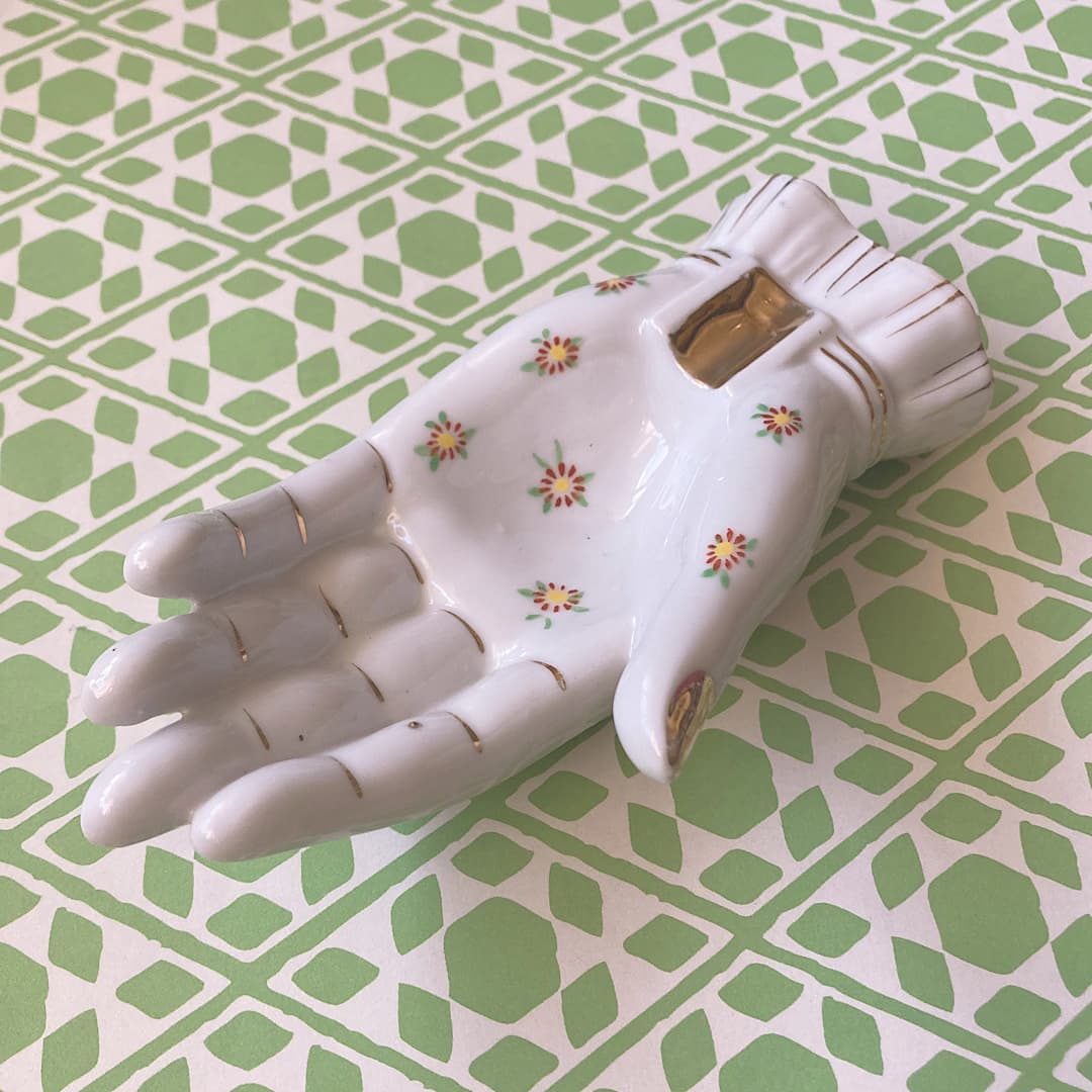 ポーセリン　ハンドトレイ