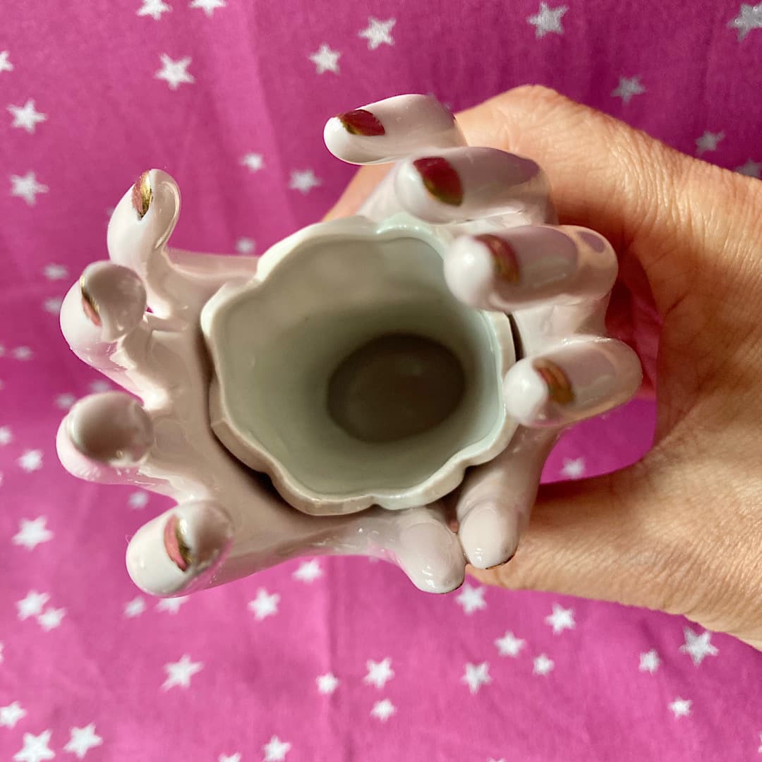 ポーセリン　ハンドトレイ