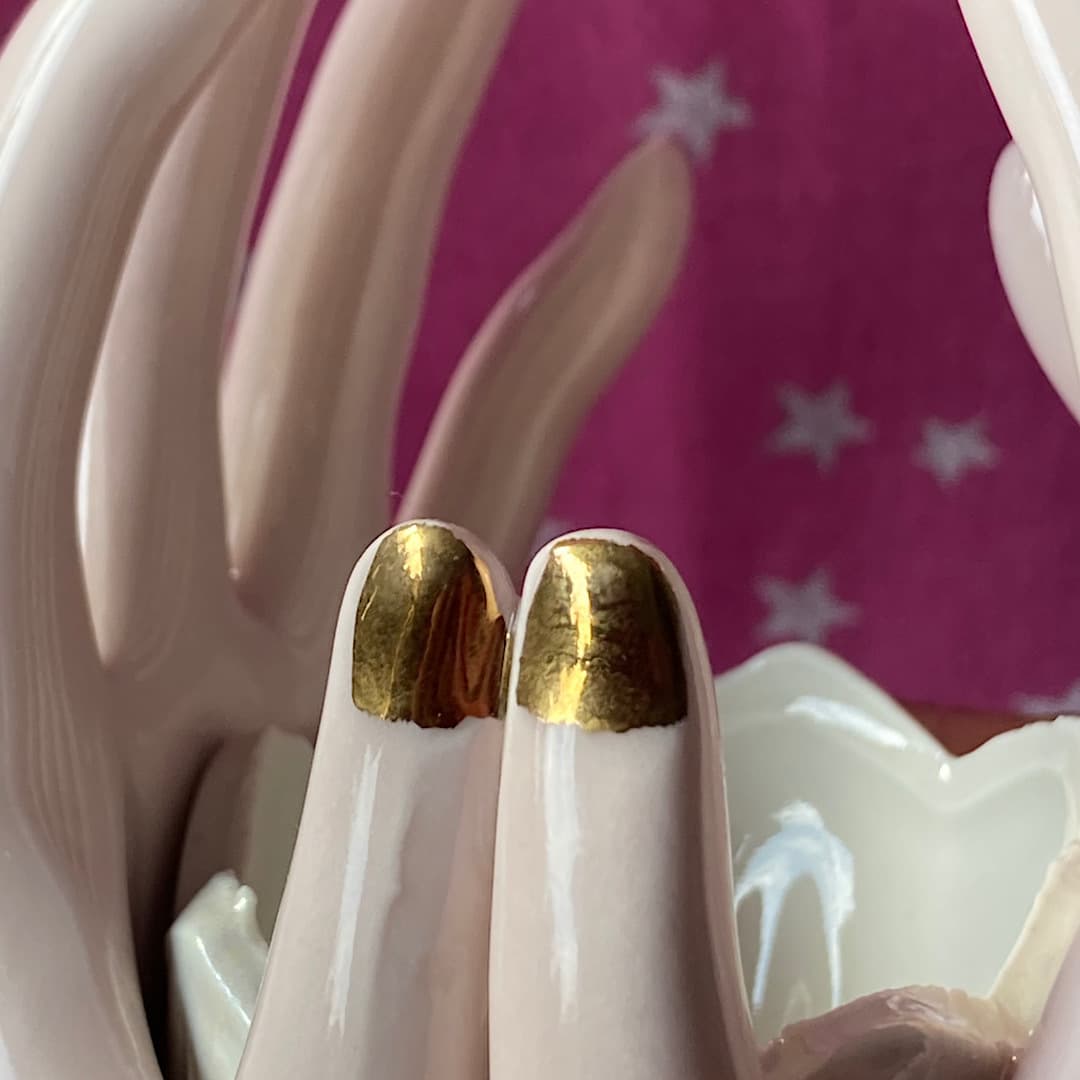 ポーセリン　ハンドトレイ