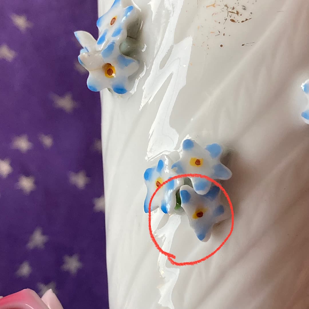 手のオブジェ フラワーベース