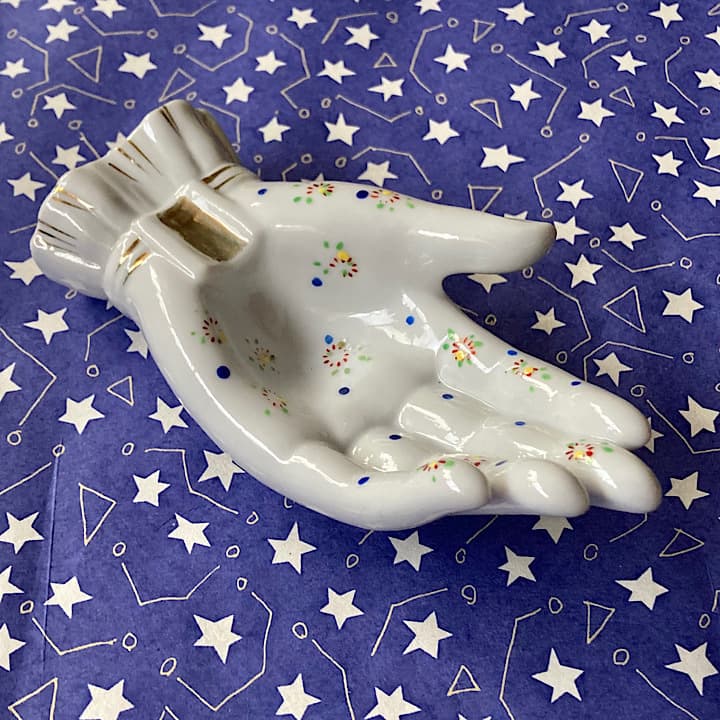 ポーセリン　ハンドトレイ