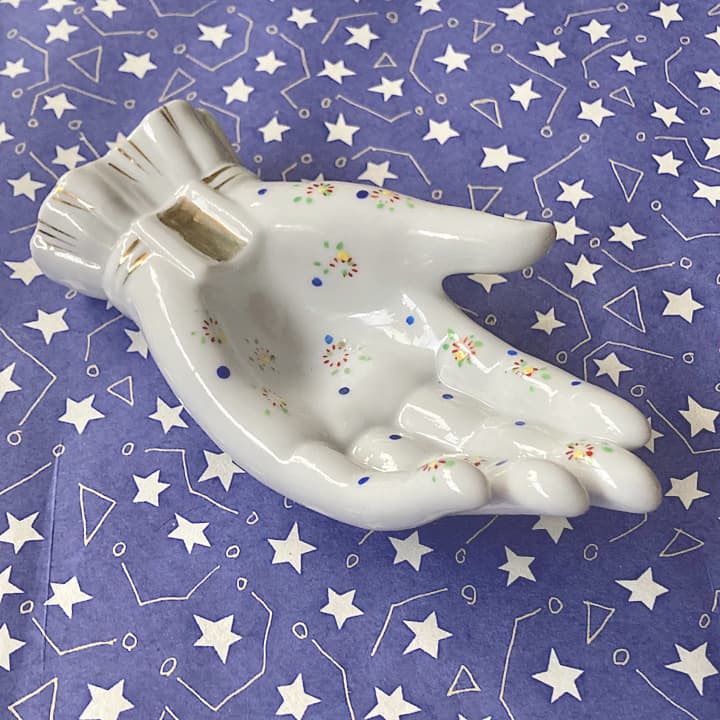 ポーセリン　ハンドトレイ