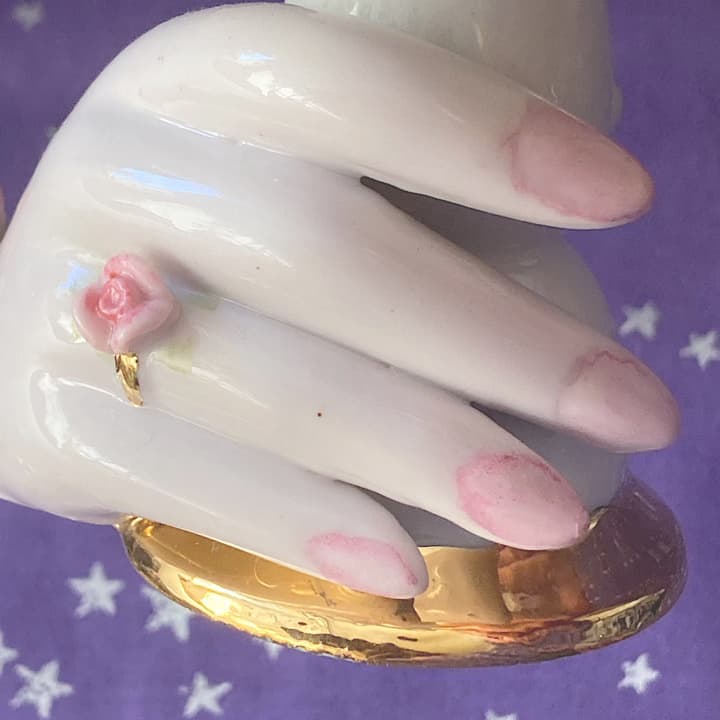 ポーセリン　ハンドトレイ