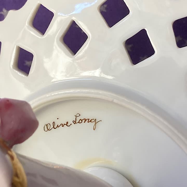 ポーセリン　ハンドトレイ