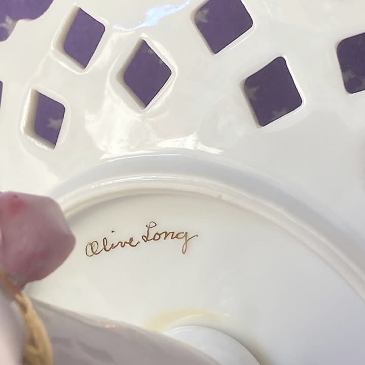 ポーセリン　ハンドトレイ