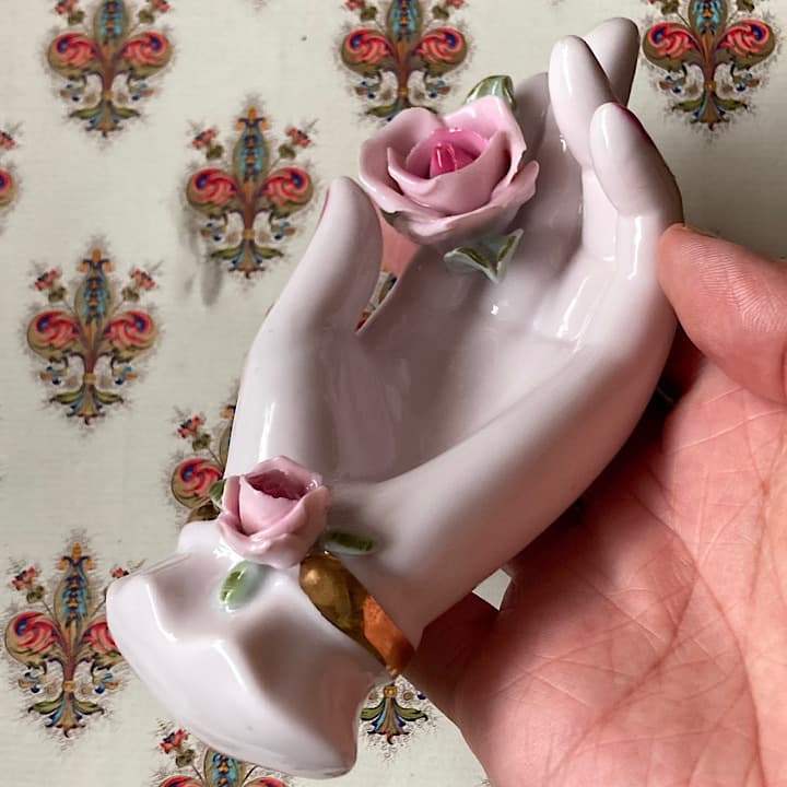 ポーセリン　ハンドトレイ