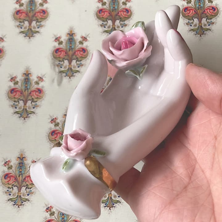 ポーセリン　ハンドトレイ