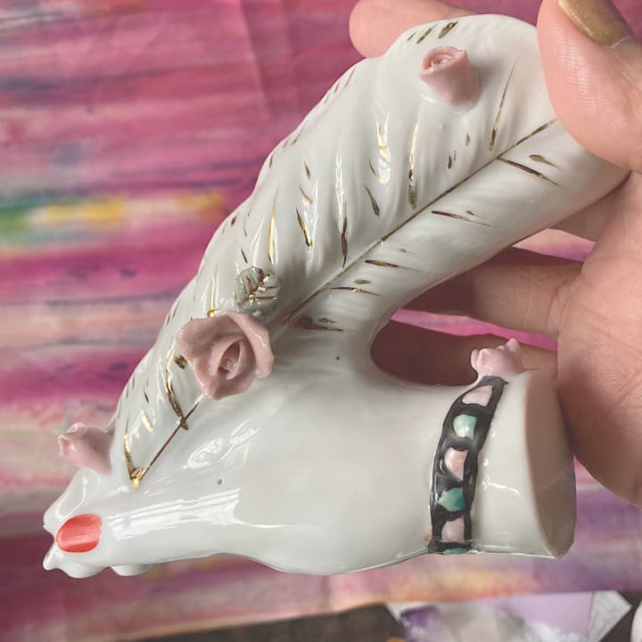 ハンドオブジェ フラワーベース