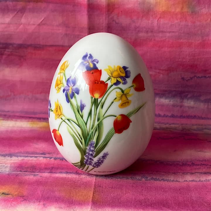 Avon ミルクガラス　ハンドトレイ