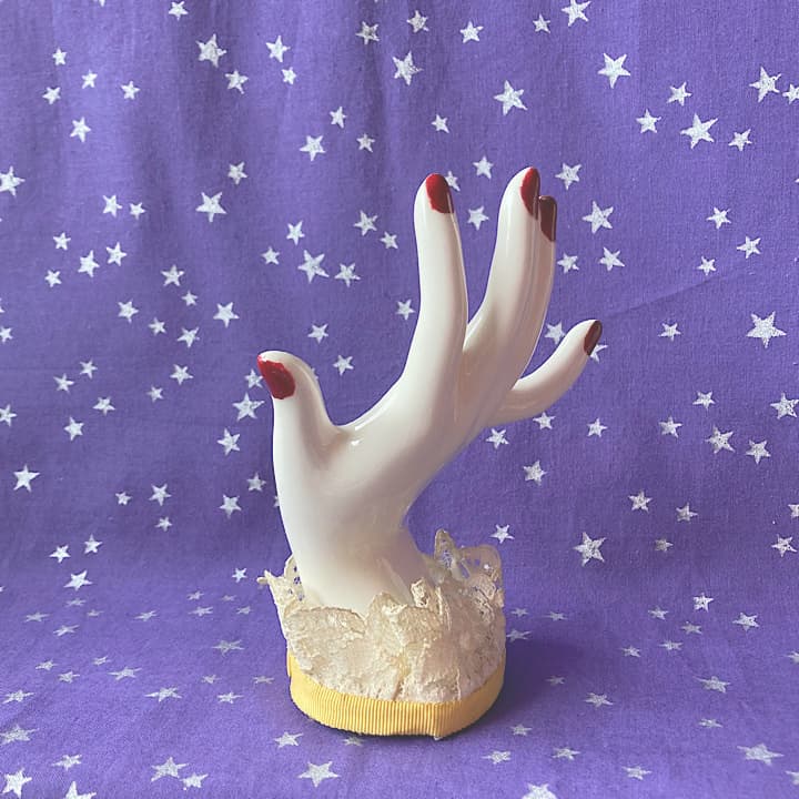 ポーセリン　ハンドトレイ