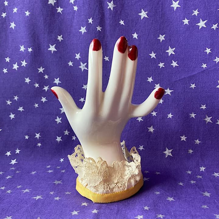ポーセリン　ハンドトレイ