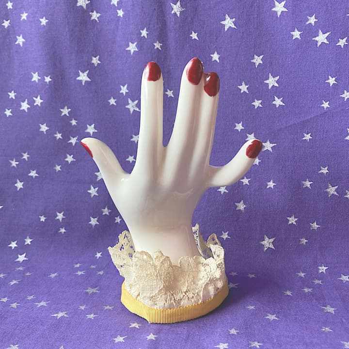ポーセリン　ハンドトレイ