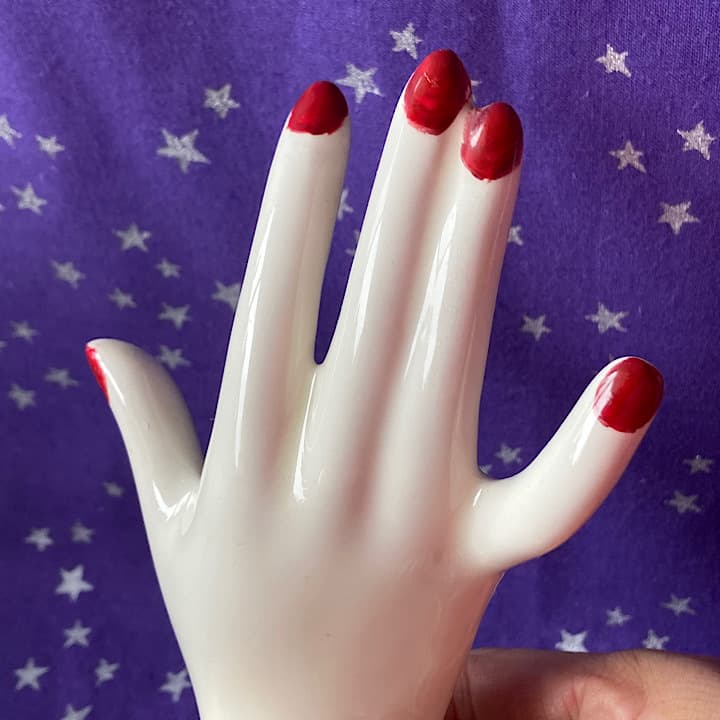 ポーセリン　ハンドトレイ